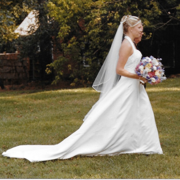 Candlelight A-line Wedding Dress - Picture 4 of 8